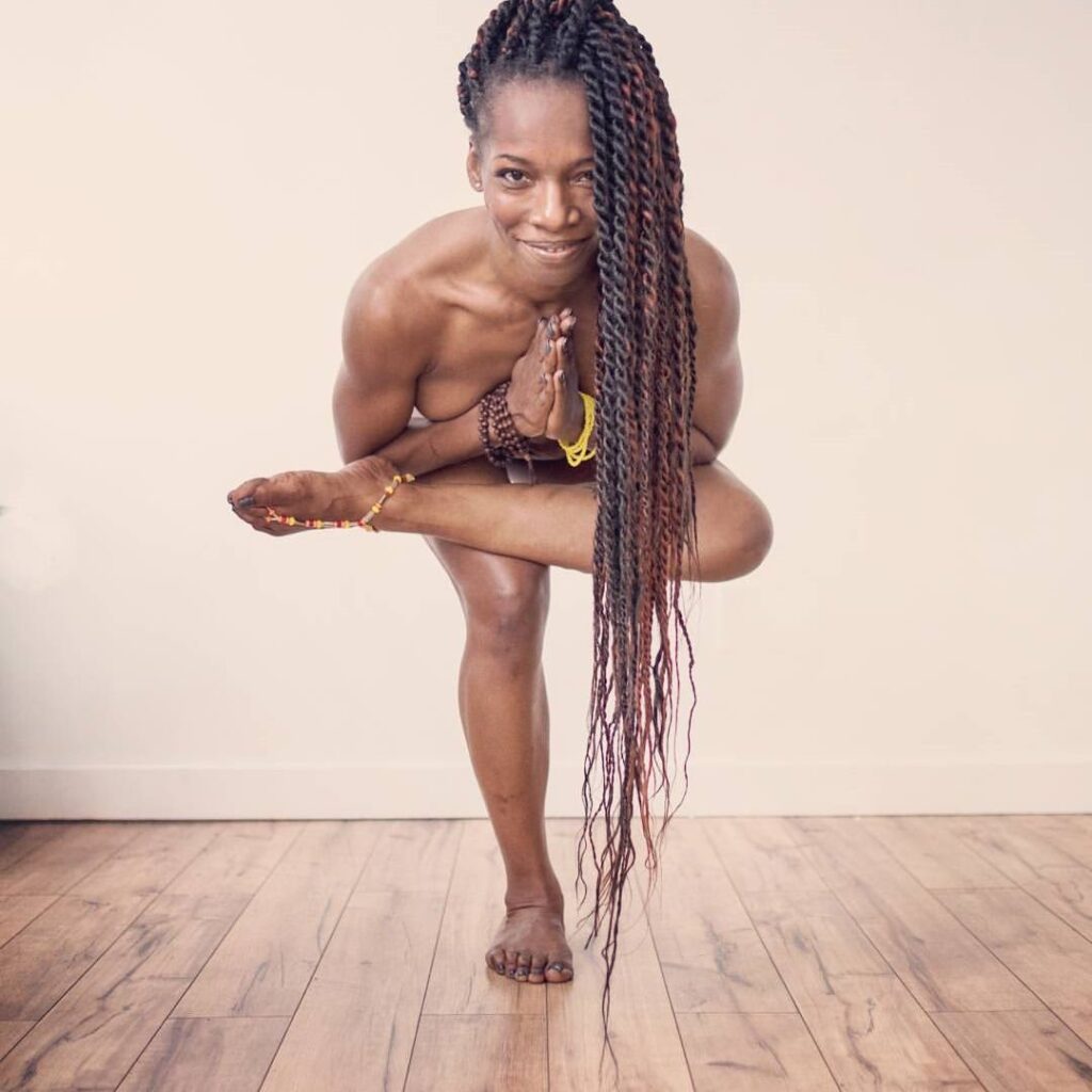 Naked Yoga goddess