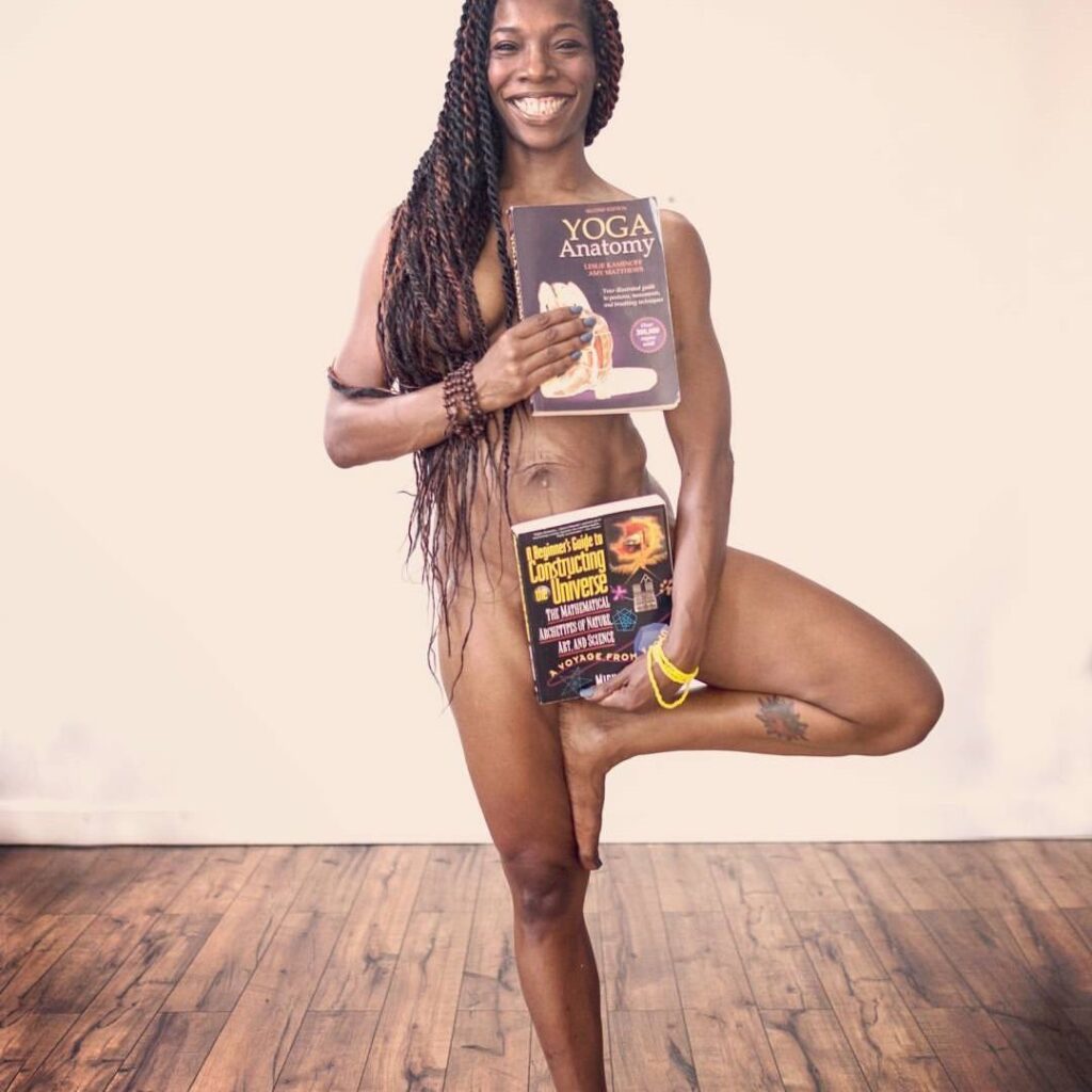 Naked Yoga goddess